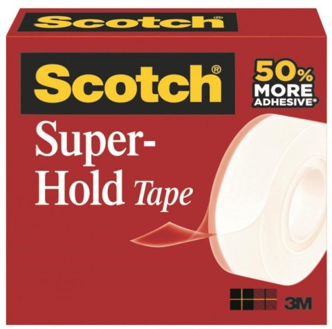 Taśma biurowa SCOTCH Super-Hold, (700K), super mocna, 19mm, 25,4m, transparentna Taśma biurowa SCOTCH Super-Hold, (700K), super mocna, 19mm, 25,4m, transparentna