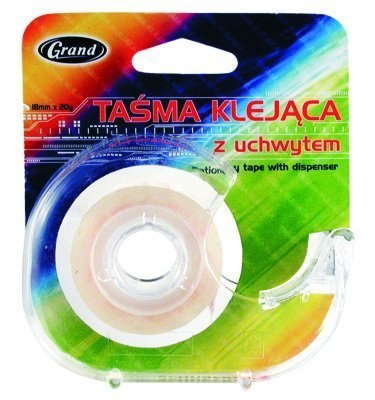 Taśma klejąca GRAND 18x20 z dyspenserem 130-1943 Taśma klejąca GRAND 18x20 z dyspenserem 130-1943