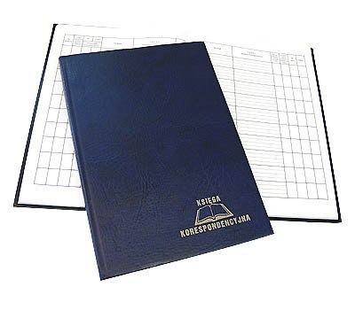 Książka korespondencyjna A4 192k - granat WARTA 1824-229-014 Książka korespondencyjna A4 192k - granat WARTA 1824-229-014