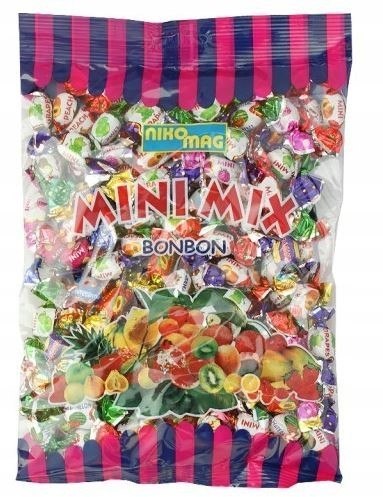 Cukierki MINI twarde owocowe 1kg KARWIT