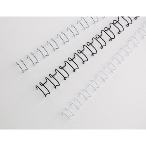 Grzbiety drutowe GBC A4 21L 12mm czarne (100szt) IB165320