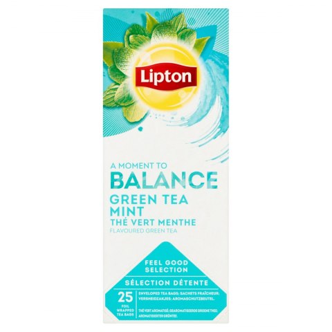 Herbata LIPTON BALANCE Green Tea Mint (25 kopert fol.) Herbata LIPTON BALANCE Green Tea Mint (25 kopert fol.)