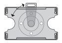 Karta identyfikacyjna z klipsem, pozioma 58x92 mm (10 szt) 3L L11130