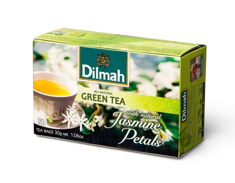 Herbata DILMAH GREEN JAŚMIN 20t*1,5g zielona Herbata DILMAH GREEN JAŚMIN 20t*1,5g zielona