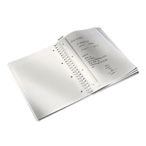 Kołonotatnik LEITZ WOW A4 80k PP kratka różowy 46380023 Kołonotatnik LEITZ WOW A4 80k PP kratka różowy 46380023