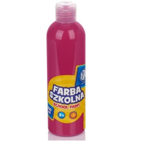 Farba szkolna Astra 250 ml - różowa, 301217013 (X) Farba szkolna Astra 250 ml - różowa, 301217013 (X)