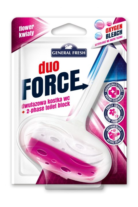 Kostka do WC DUO FORCE zawieszka 40g kwiat GENERAL FRESH