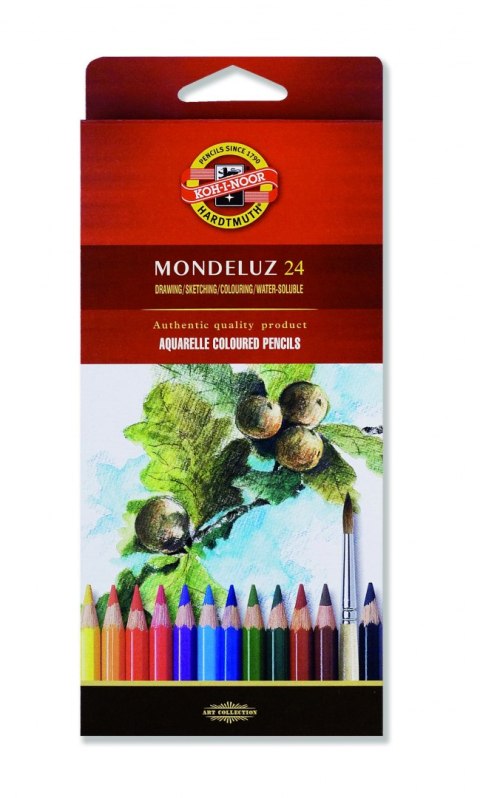Kredki 3718 24kol.MONDELUZ KOH -I-NOOR Kredki 3718 24kol.MONDELUZ KOH -I-NOOR
