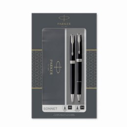 Zestaw SONNET BLACK CT_(Długopis + Pióro kulkowe) PARKER 2093259