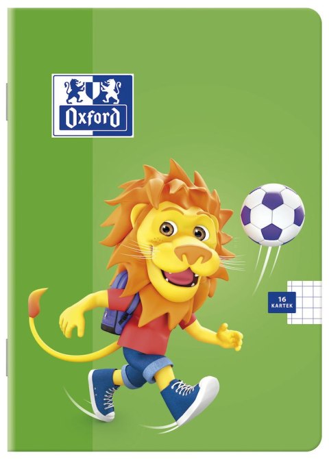 Zeszyt A5 16k, linia podwójna kolorowa, OXFORD, LION 400106954 Zeszyt A5 16k, linia podwójna kolorowa, OXFORD, LION 400106954