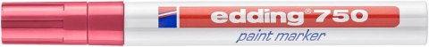 Marker lakierowy 2-4mm 750 czerwony EDDING końcówka okrągła Marker lakierowy 2-4mm 750 czerwony EDDING końcówka okrągła