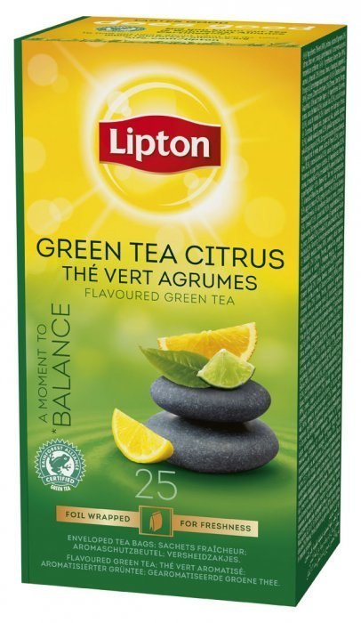 Herbata LIPTON BALANCE Green Tea Citrus (25 kopert fol.) Herbata LIPTON BALANCE Green Tea Citrus (25 kopert fol.)