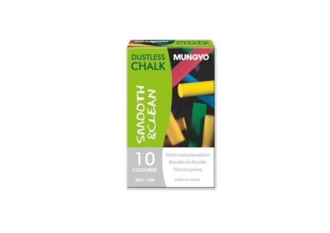 Kreda kolor niepyląca (10) MUNGYO TT6284 Kreda kolor niepyląca (10) MUNGYO TT6284