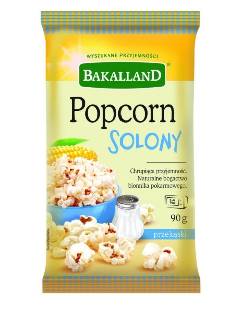Popcorn solony 90g BAKALLAND Popcorn solony 90g BAKALLAND