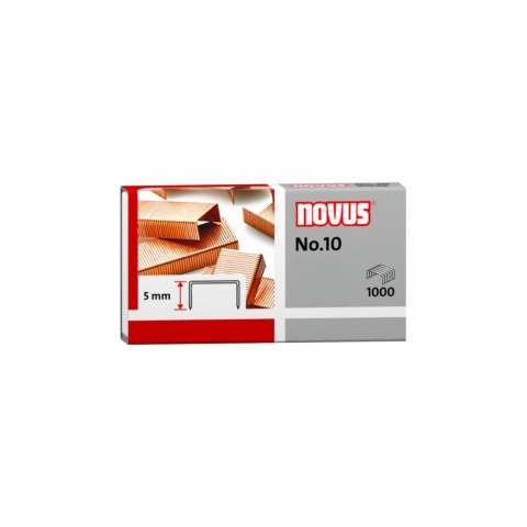 Zszywki miedziowane 10 1000szt NOVUS 040-0207 Zszywki miedziowane 10 1000szt NOVUS 040-0207