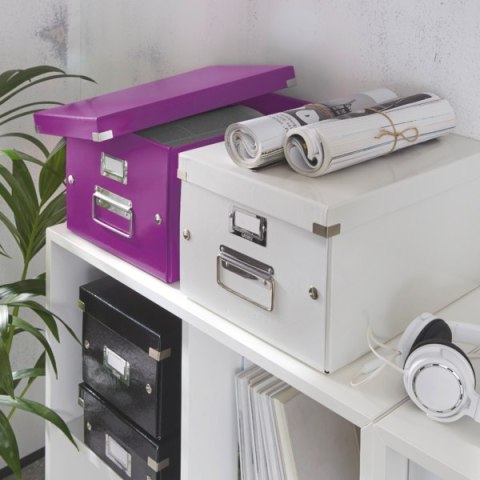 Pudełko LEITZ Click & Store A4 fioletowe 60440062 Pudełko LEITZ Click & Store A4 fioletowe 60440062