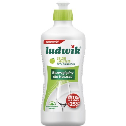 LUDWIK Płyn do mycia naczyń 450g zielone jabłuszko 28119 LUDWIK Płyn do mycia naczyń 450g zielone jabłuszko 28119