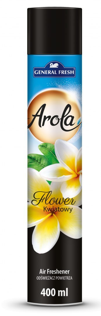 Odświeżacz powietrza AROLA Spray 400ml kwiat GENERAL FRESH Odświeżacz powietrza AROLA Spray 400ml kwiat GENERAL FRESH