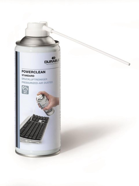 Sprężone powietrze POWERCLEAN standard 400ml DURABLE 5796-19 Sprężone powietrze POWERCLEAN standard 400ml DURABLE 5796-19