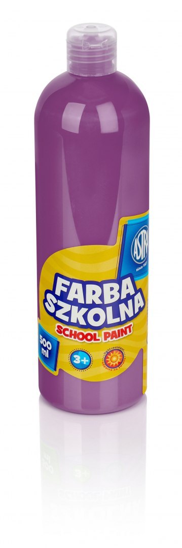 Farba szkolna Astra 500 ml - śliwkowa, 301112012