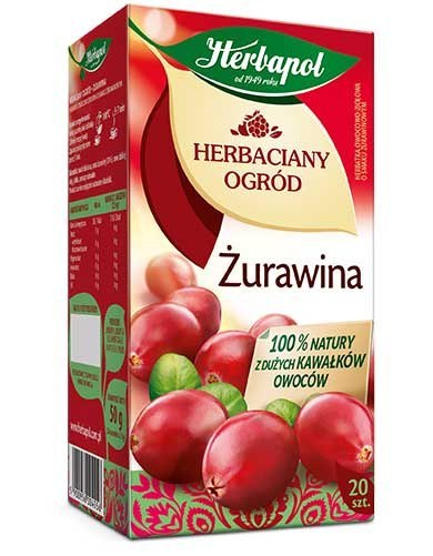Herbata HERBAPOL HERBACIANY OGRÓD Żurawina (20 saszetek) Herbata HERBAPOL HERBACIANY OGRÓD Żurawina (20 saszetek)