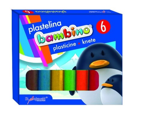 Plastelina 6kol.STANDARD BAMBINO *1727 MAJEWSKI Plastelina 6kol.STANDARD BAMBINO *1727 MAJEWSKI