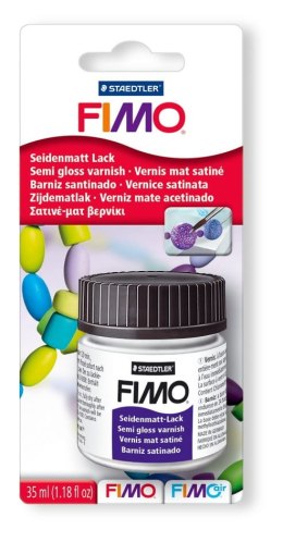 Lakier błyszczący Fimo, pół matowy, 35ml, Staedtler S 8705 01 BK