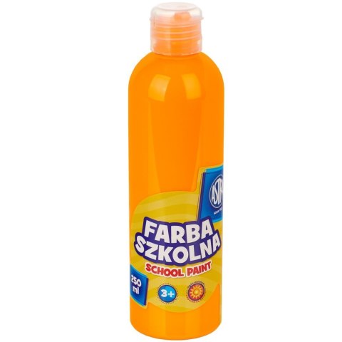 Farba szkolna Astra 250 ml - pomarańczowa, 301217023