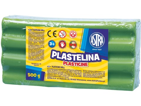 Plastelina Astra 500g zielona jasna, 303117010 Plastelina Astra 500g zielona jasna, 303117010