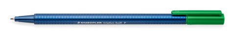 Długopis triplus ball, F, zielony, Staedtler S 437 F-5