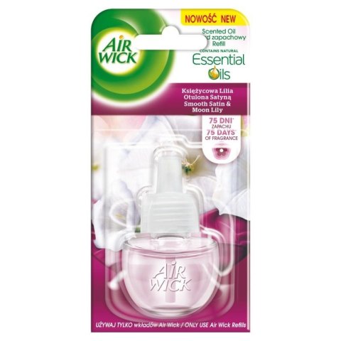 AIR WICK odświeżacz Elektryczny Księżycowa Lilia Otulona Satyną wkład 19 ml 05611 AIR WICK odświeżacz Elektryczny Księżycowa Lilia Otulona Satyną wkład 19 ml 05611