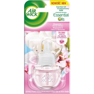 AIR WICK odświeżacz Elektryczny Magnolia i Kwiat Wiśni wkład 19 ml 05604 AIR WICK odświeżacz Elektryczny Magnolia i Kwiat Wiśni wkład 19 ml 05604