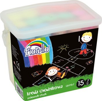 Kreda chodnikowa FIORELLO GR-F15-7, 7 kolorów 15 szt.uk FIORELLO 170-2295 Kreda chodnikowa FIORELLO GR-F15-7, 7 kolorów 15 szt.uk FIORELLO 170-2295