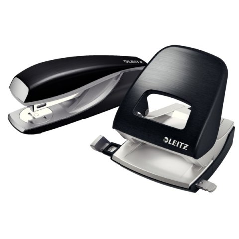 Zszywacz średni metalowy Leitz Style, czarny, 10 lat gwarancji, 30 kartek 55620094 Zszywacz średni metalowy Leitz Style, czarny, 10 lat gwarancji, 30 kartek 55620094