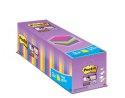 Karteczki Samoprzylepne Post-it_ Super Sticky _21 bloczków + 3 GRATIS, każdy po 90 kolorowych karteczek 76x76mm_654-SS-VP24COL 3