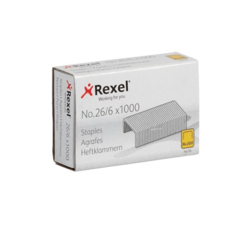 Zszywki Rexel No.56 26/6 opakowanie 1000 szt. ACCO6131 Zszywki Rexel No.56 26/6 opakowanie 1000 szt. ACCO6131