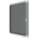 Gablota filcowa wewnętrzna Nobo Premium Plus 8xA4, szara 1915329