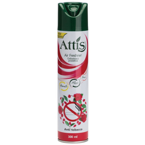 Odświeżacz powietrza spray Attis Antytabak 300ml