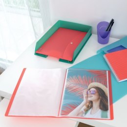 Album ofertowy Esselte ColourBreeze, z 60 koszulkami, lawendowy 628444 Esselte