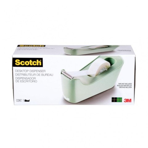 Dyspenser do taśm SCOTCH (C-18M), w zestawie taśma Magic 19mmx33m, miętowy Dyspenser do taśm SCOTCH (C-18M), w zestawie taśma Magic 19mmx33m, miętowy