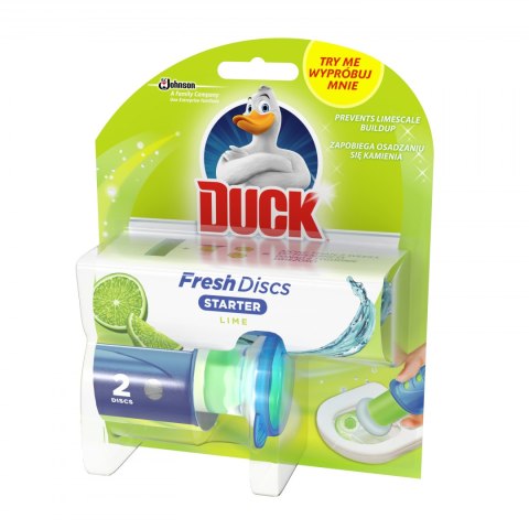 Kostka do WC DUCK FRESH DISCS LIME - żelowe krążki *39130