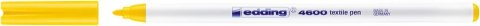 Marker do tkanin okrągła końcówka 1 mm żółty Edding 4600/005/Z Marker do tkanin okrągła końcówka 1 mm żółty Edding 4600/005/Z
