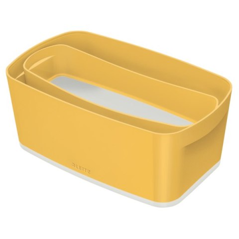 MyBox Cosy mały pojemnik z pokrywką, żółty Leitz 52630019 MyBox Cosy mały pojemnik z pokrywką, żółty Leitz 52630019