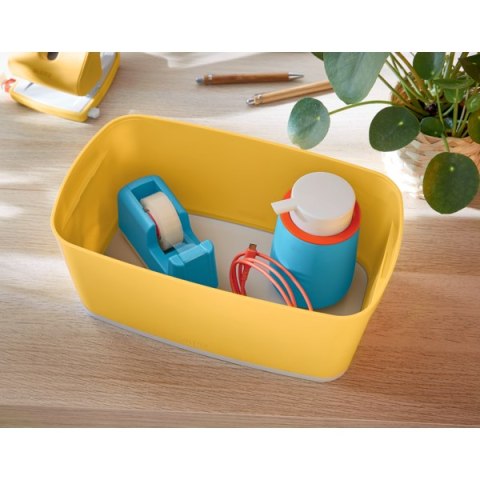 MyBox Cosy mały pojemnik z pokrywką, żółty Leitz 52630019 MyBox Cosy mały pojemnik z pokrywką, żółty Leitz 52630019
