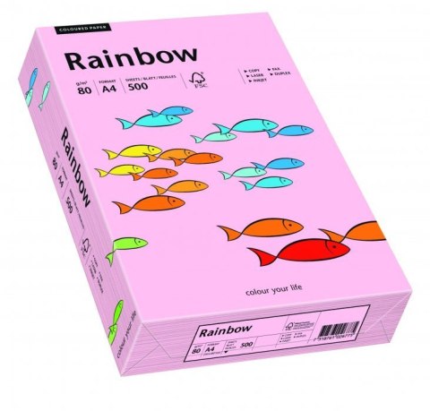 Papier xero kolorowy RAINBOW jasnoróżowy R54 88042519 Papier xero kolorowy RAINBOW jasnoróżowy R54 88042519
