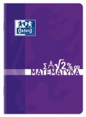 Zeszyt matematyka A4 60k 90g kratka z marginesem 400150840 OXFORD