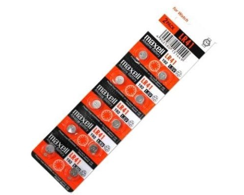 Bateria zegarowa alkaliczna mini (10szt.) G3 / AG3 / L736 / 192 / LR41 Maxell Bateria zegarowa alkaliczna mini (10szt.) G3 / AG3 / L736 / 192 / LR41 Maxell