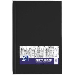 Szkicownik SKETCHBOOK szyty A6 96k 100g czarny 400152626 OXFORD