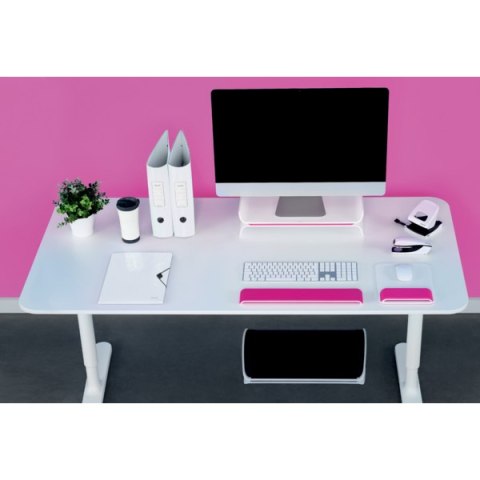 Podstawka pod monitor Leitz, różowa 65040023 Podstawka pod monitor Leitz, różowa 65040023