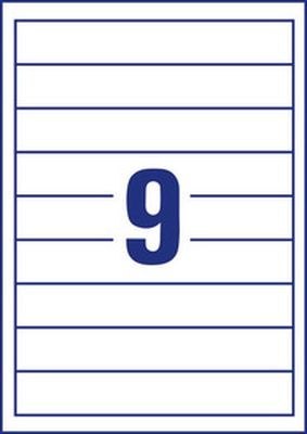 Etykiety na segregatory z okienkami, A4, 25 ark.,/op., 30 x 190 mm, białe, wąskie, AVERY ZWECKFORM, C32266-25 Etykiety na segregatory z okienkami, A4, 25 ark.,/op., 30 x 190 mm, białe, wąskie, AVERY ZWECKFORM, C32266-25